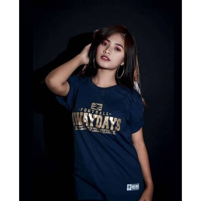 Kaos Arema Casual Awaydays Gold