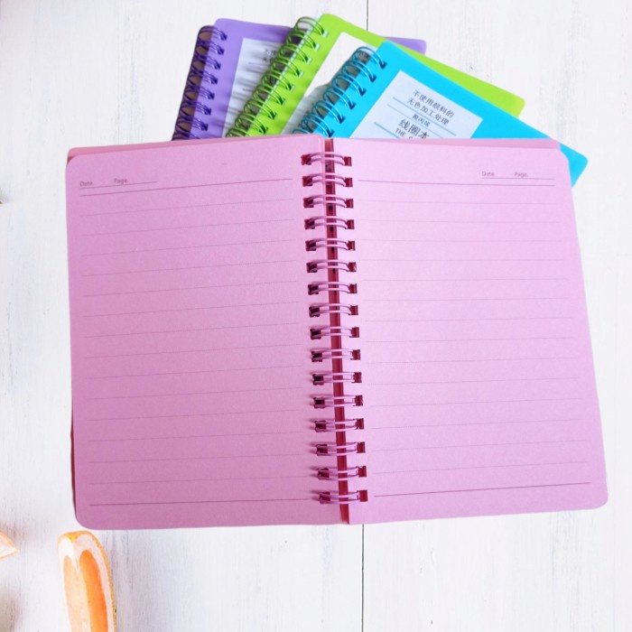 

Produk Unggulan Buku Agenda Diary Ukuran A6 Warna Warni Spiral Kawat Terbaru Terlaris