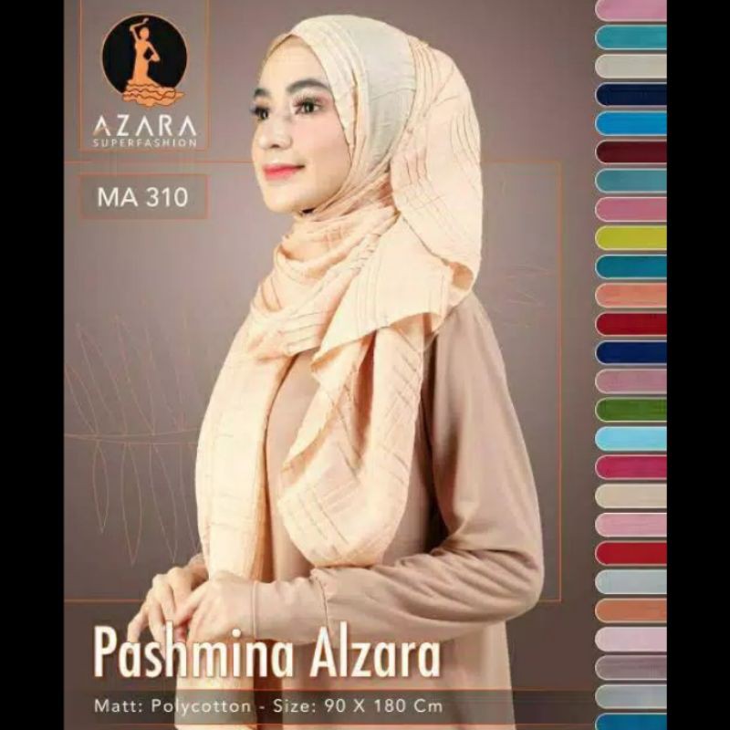 Pasmina Alzara Azara Polycotton Crinkle Plisket