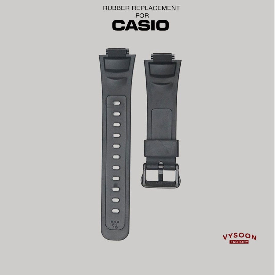 Strap Tali Karet Casio Original Pengganti TRT-300 TRT300 TRT 300