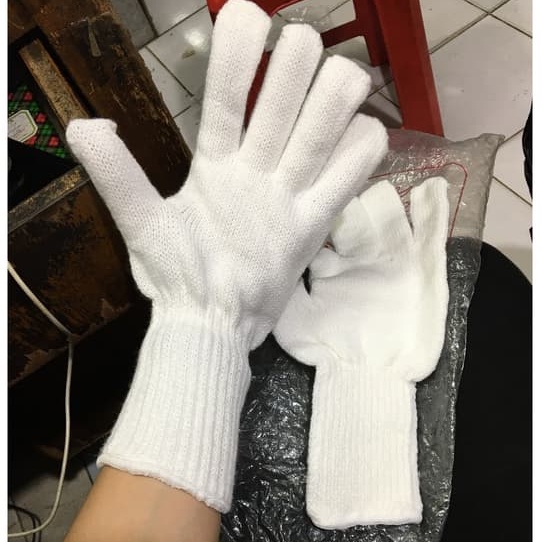 Sarung Tangan Upacara Putih TNI AU AURI  Sarung Tangan Pedang Pora TNI