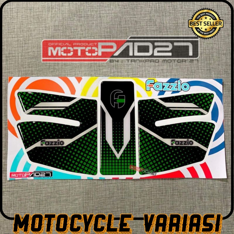 Motopad27 stiker fazzio sticker stiker deckpad Yamaha Fazzio bahan resin timbul premium