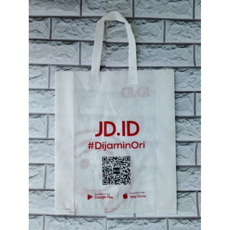 

Tas goodie bag sablon ukuran 38×45×12 murah