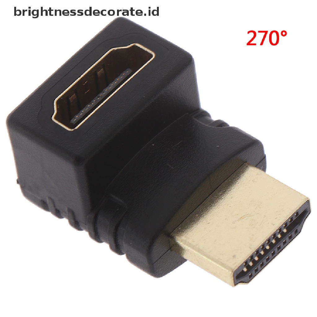 Adapter Hdmi Tipe L 270 Derajat Male Ke Female Audio Return