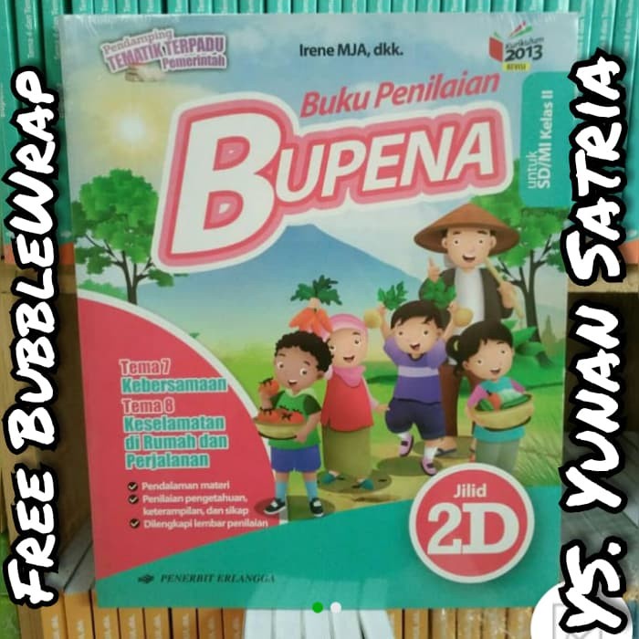 

❤BISA COD❤ Buku BUPENA 2D Kelas 2 SD kurikulum 2013 Edisi REVISI