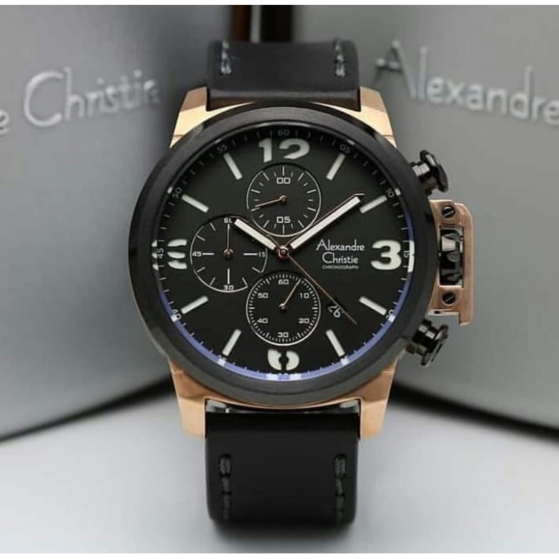 JAM TANGAN ALEXANDRE CHRISTIE AC 6280 PRIA ORI!!