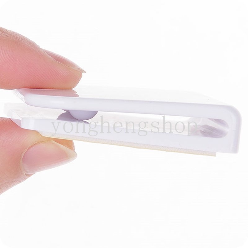 2pcs / set Klip Holder Tirai Shower Kamar Mandi Anti Cipratan