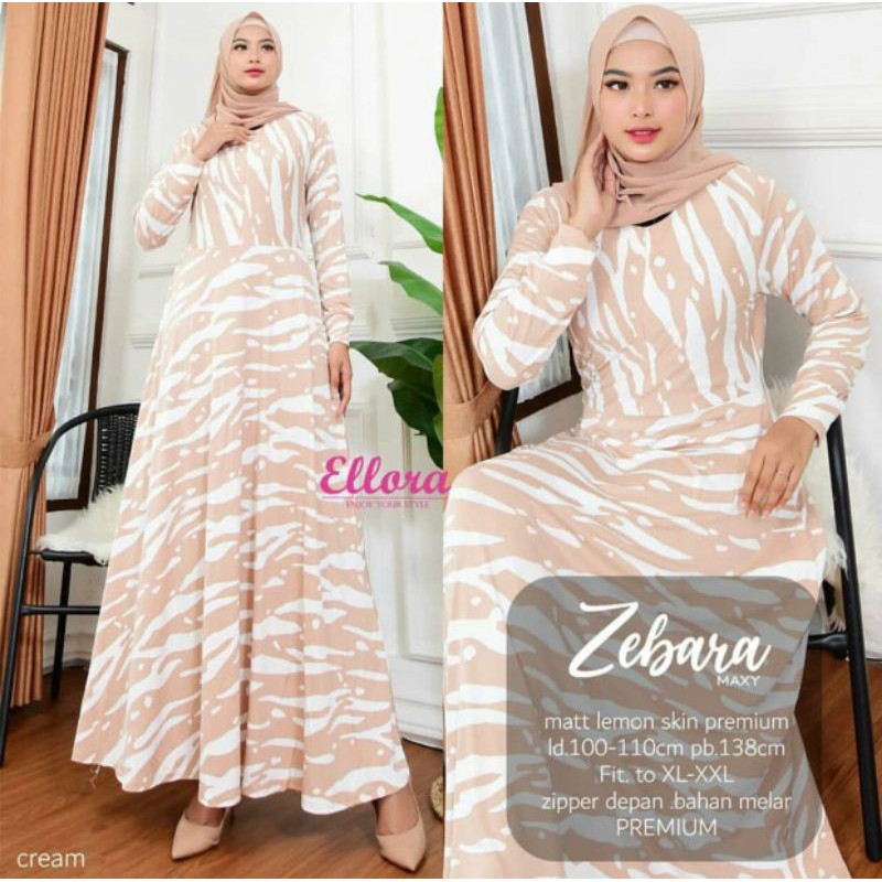 ZEBARA Maxy - Gamis Lemon Skin Premium Busui / R.12 - 035-5391