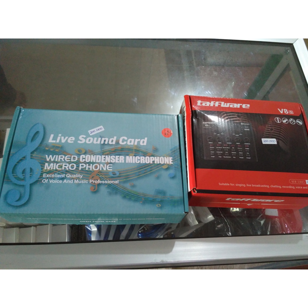 soundcard taffware taffstudio V8 recording