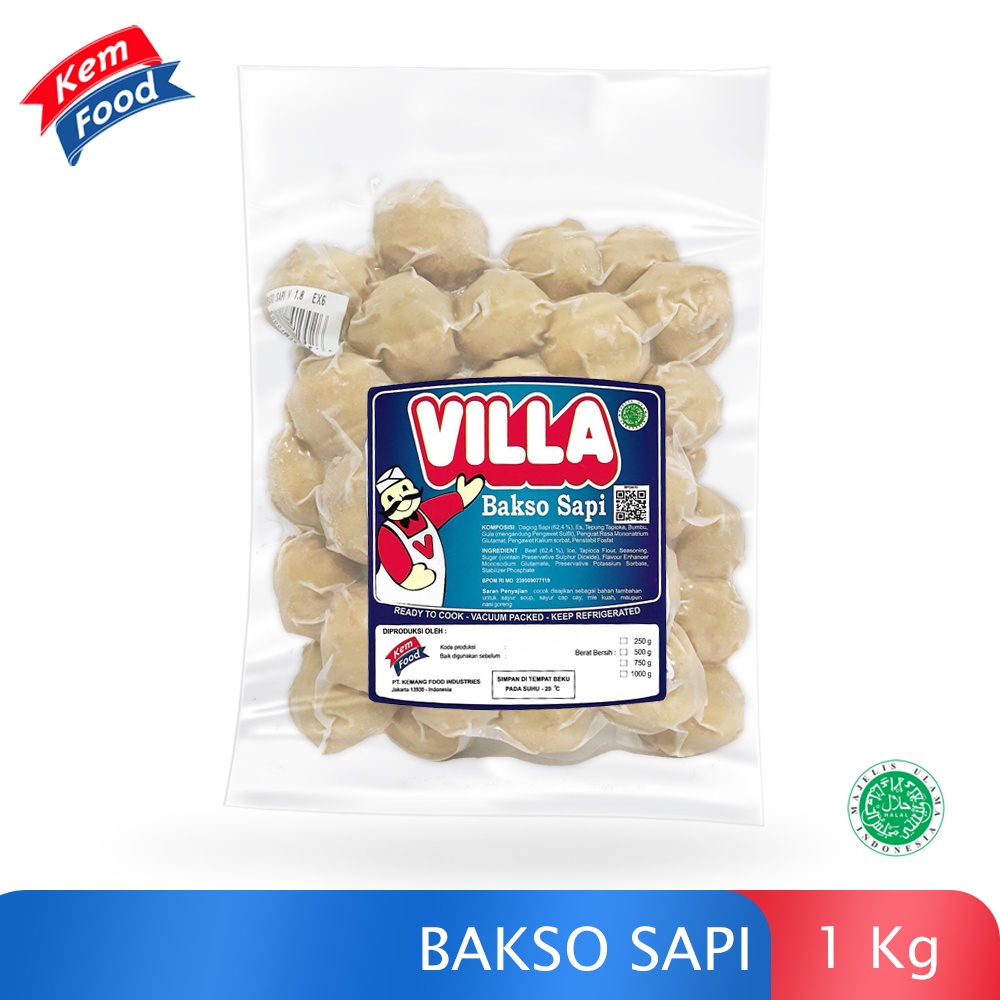 

Villa Bakso Sapi - Beef Meatball 1kg