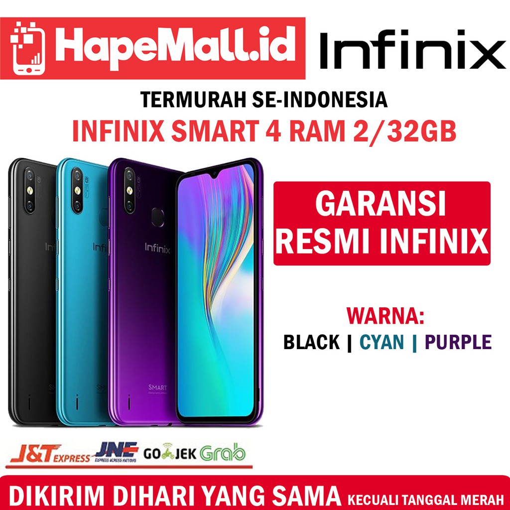 Infinix Smart 4 X653c Ram 2 32gb Garansi Resmi Infinix Indonesia Termurah Shopee Indonesia