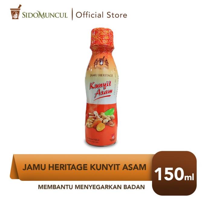 

Jamu Heritage Kunyit Asam 150ml Sido Muncul Menyegarkan Badan