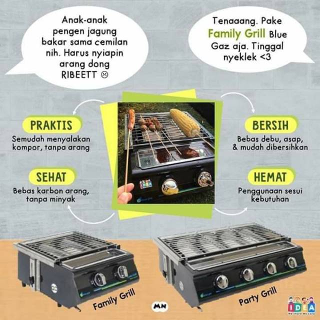 Grill Series Vienta Blue Gaz Family Grill Vienta Party Grill Vienta Blue Gaz