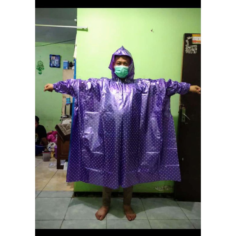 Ponco Lengan (jas hujan ponco / kelelawar lengan)