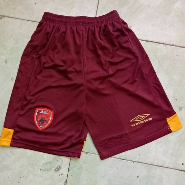 Celana PSM Makassar Home 2019 Liga 1 Shopee Merah Jingga Umbro Terbaru Lokal