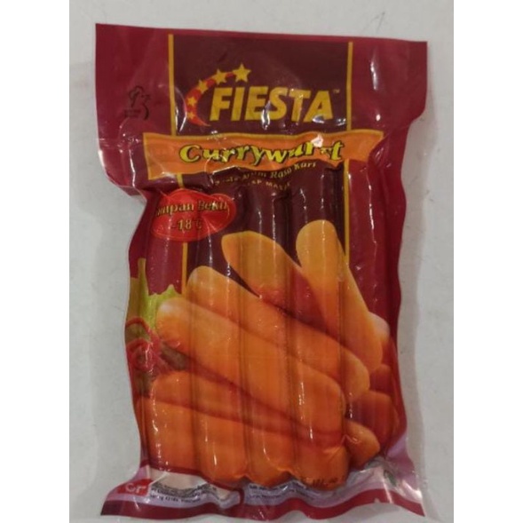 

Fiesta Sosis Currywurst 300gram