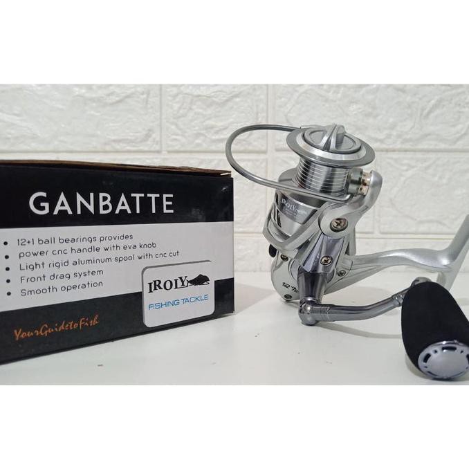 Bergaransi Reel Power Handle Silver Millenium Iroly Ganbatte 6000 Japan Quality Diskon