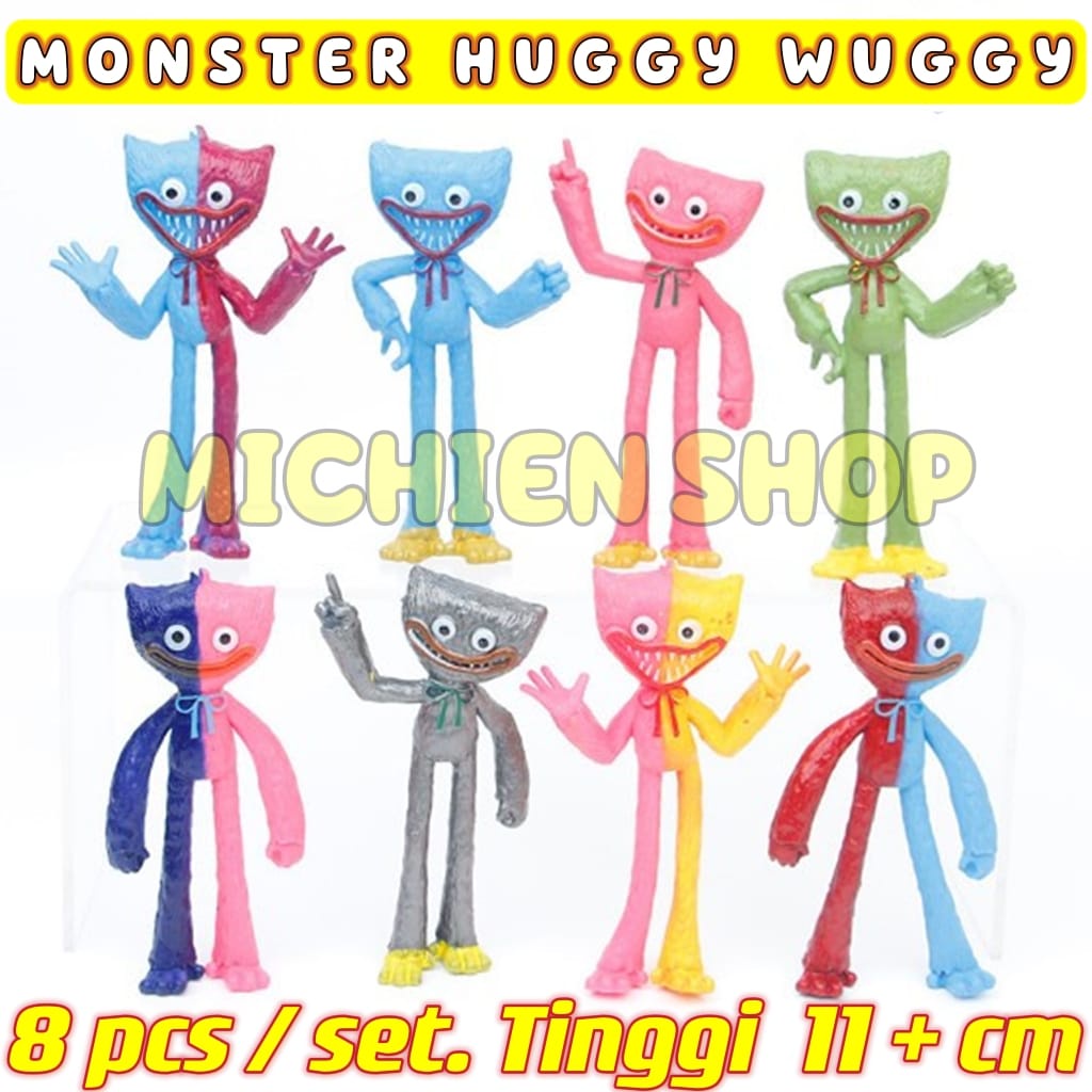 Mainan Boneka Monster Huggy Wuggy Kissy Missy Poppy Cake Topper figure