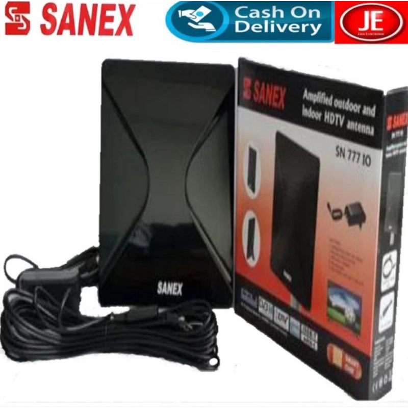 ANTENA TV SANEX SN 777 DALAM INDOOR DIGITAL ANALOG HDTV DVB T H ADTB