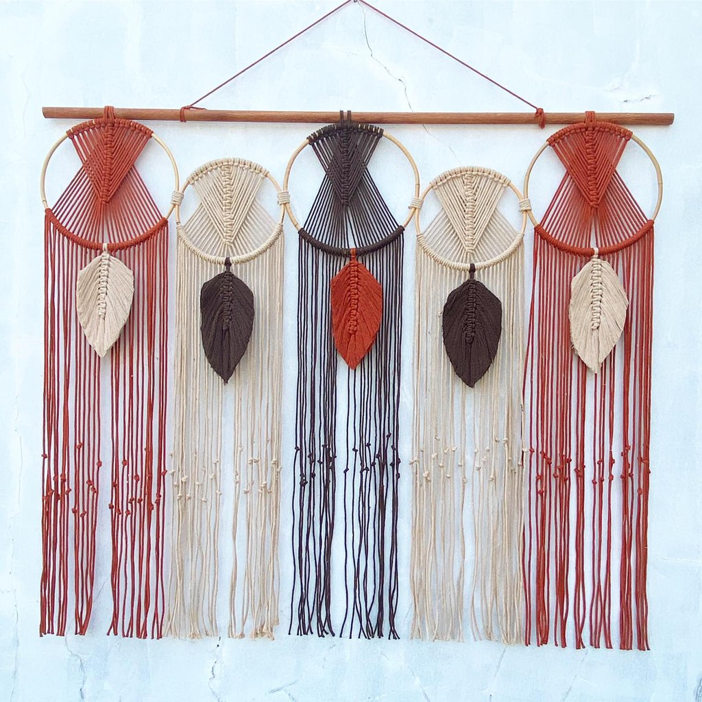 macrame wall hanging size besar