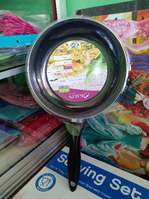 Kirin Fry Pan 24cm Sasando Series Frypan Wajan Goreng Teflon Hijau
