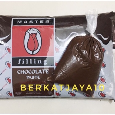 TULIP SELAI Coklat Repack 500 Gram Pasta Dark Chocolate Filling