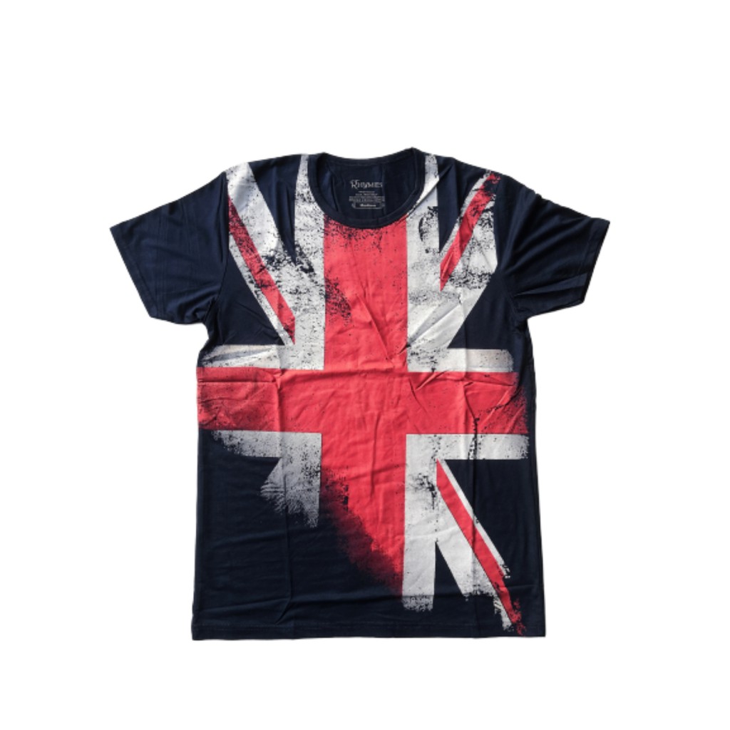 Baju Kaos England Tshirt Bendera Inggris Premium Quality Import M-XXXL Rhymes