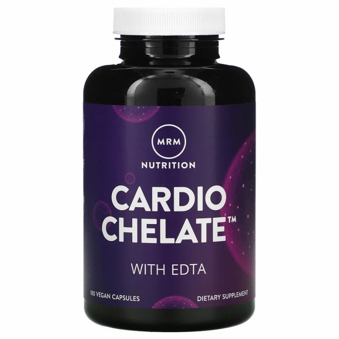 MRM Cardio Chelate with EDTA 180 Capsules