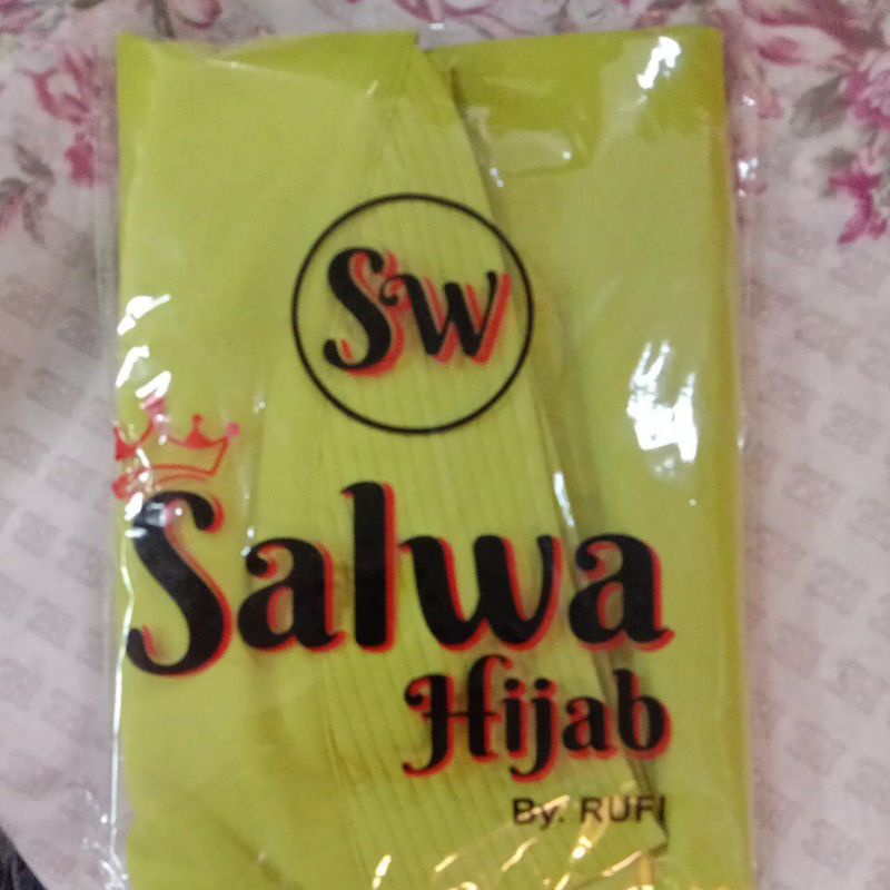 TERBARU!! KHIMAR 2LAYER BERSWAROSKY CHANEL-Ijo lime