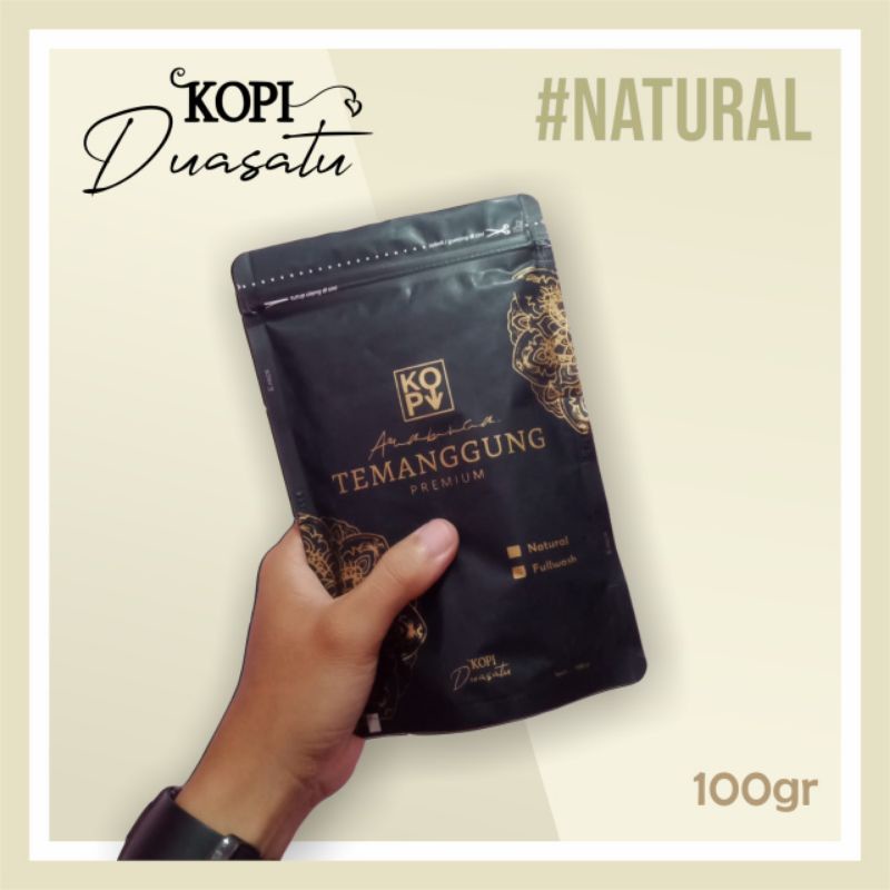 

Kopi Bubuk Arabica Temanggung 100gr Proses Natural Kualitas Premium