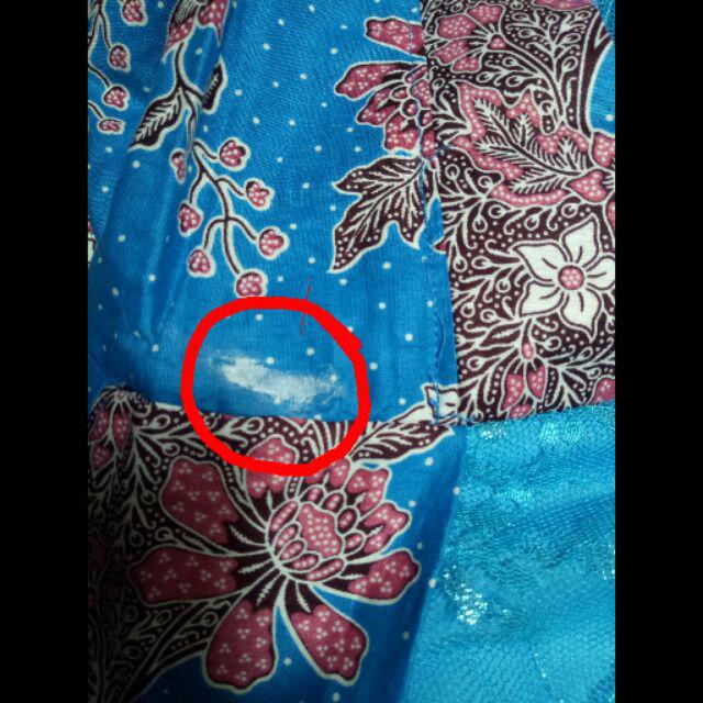 Qnunbatik Batik Keluarga/family Gamis Muslim Krisdayanti (kd) Dsr Warna Biru