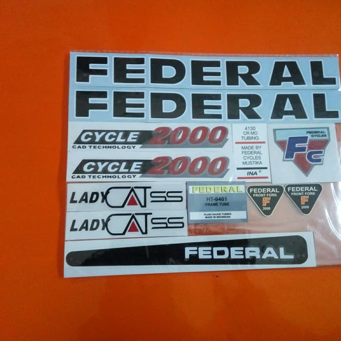

Eksklusif Stiker Sepeda Federal Lady Cat ss Eksklusif