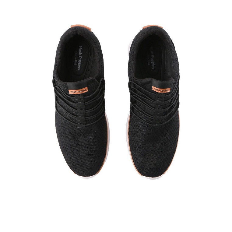 SEPATU SLIP ON HUSH PUPPIES PRIA ORIGINAL CASUAL BRANDED HITAM HM014