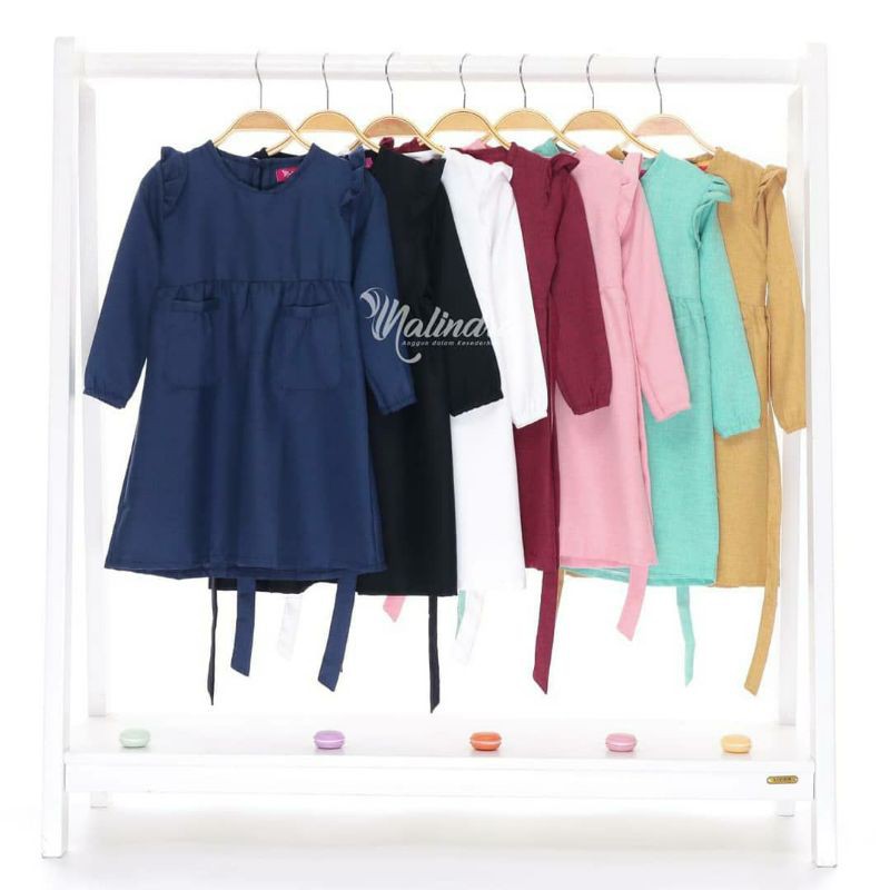 (COD) TUNIK ANAK BAHAN KATUN MADINAH ORI NALINDRA HIJAB