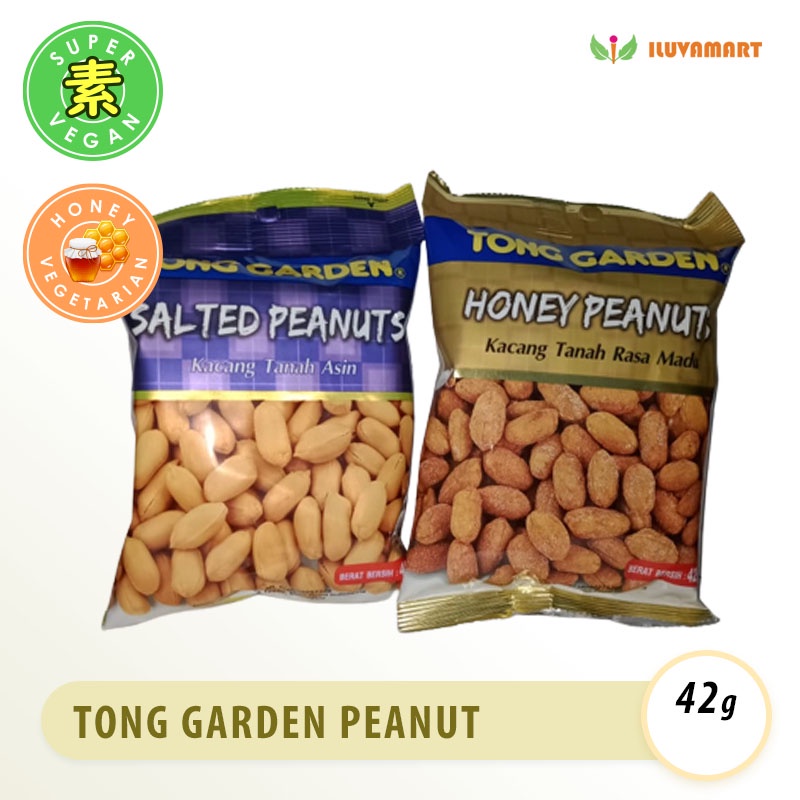 

Tong Garden Salted Honey Peanuts 42gr Asin Manis Kacang Tanah Camilan