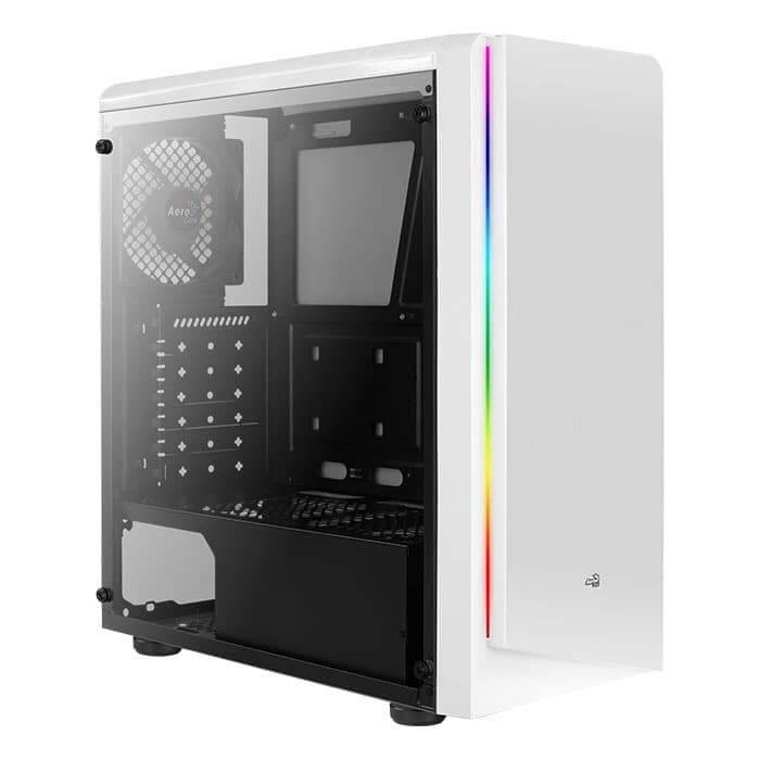 Case Aerocool RIFT - RGB Gaming ATX Tempered Glass - WHITE
