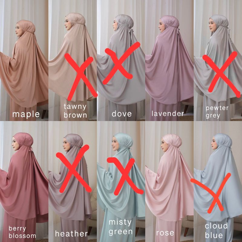 Khanza prayer set mukena Kienka jastip keinka