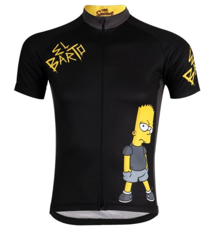 Baju Jersey Cycling Sepeda Import WULITOTO The Simpsons Bahan Premium