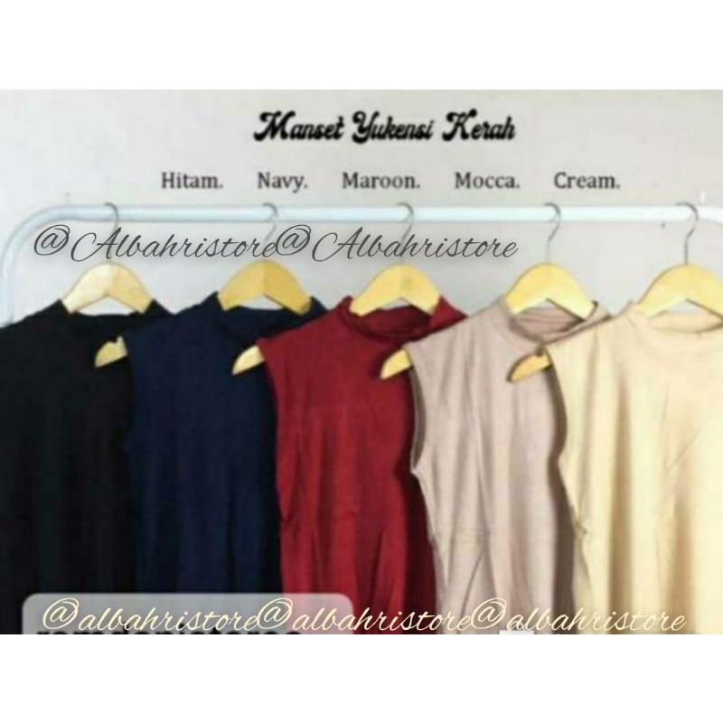 Manset baju tanpa lengan/Manset Buntung Rayon Premium