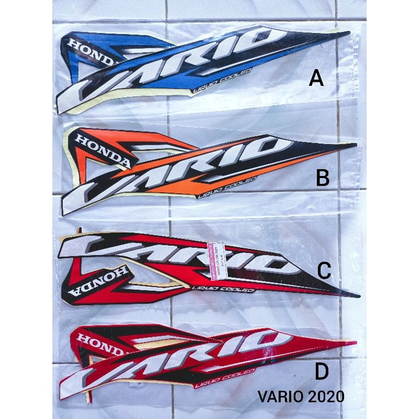 Striping Vario 125 cbs techno 2020 techno 125 | stiker bodi motor vario 125 2020