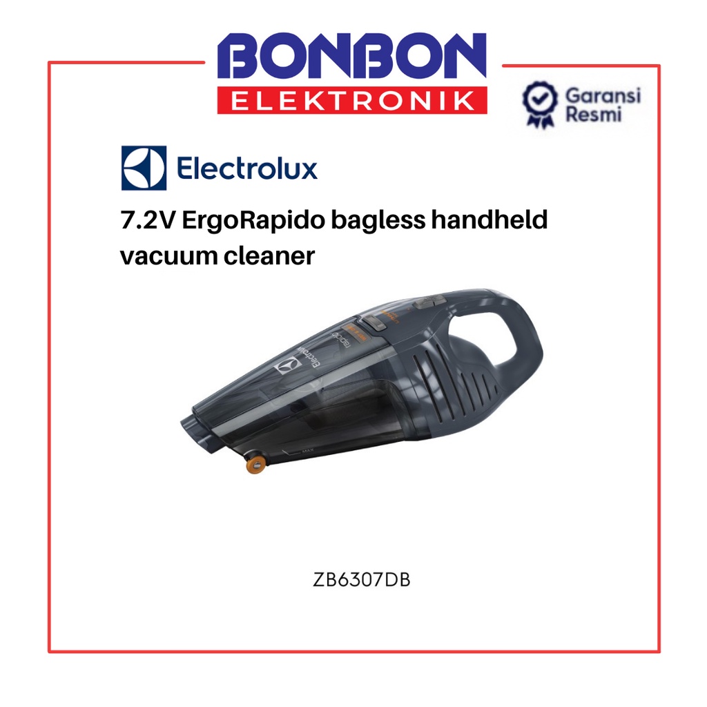 Electrolux Vacuum Cleaner Bagless Handheld ZB6307DB ErgoRapido