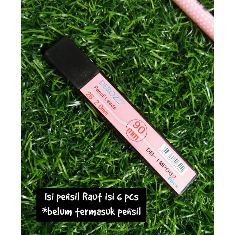

Refill - Isi ulang pensil Raut / Mekanik tebal 2.0mm 2B isi 6pcs
