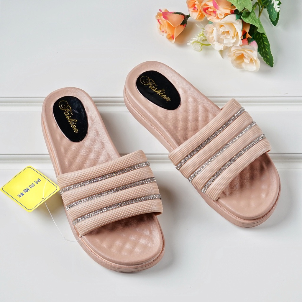 SANDAL SLIP ON TERLARIS SEPATU CANTIK S2020 (NO BOX) SANDAL FASHION SLIP ON MURAH