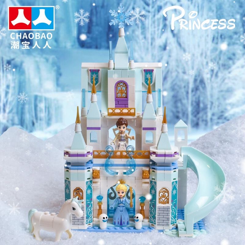 Mainan Bricks Frozen compatible