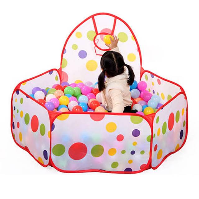 Keranjang tenda mandi bola ball pit basket tent baby bayi balita batita mainan toys kolam hadiah