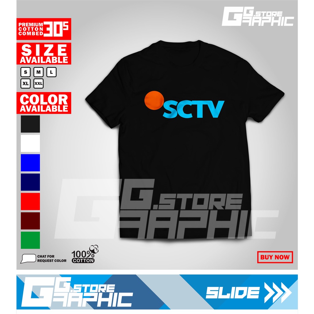 Kaos SCTV Murah Berkualitas