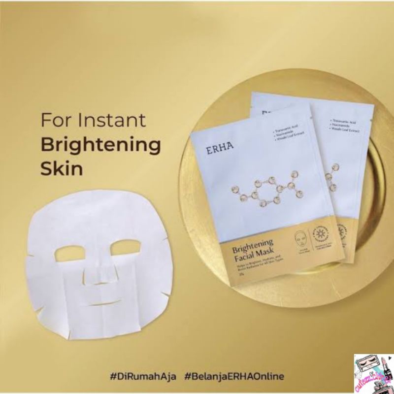 ☃Cutezz_Ching1☃Erha Facial Mask / Sheet Mask Series _Acne_ Brightening_Shooting_Colagen 20g