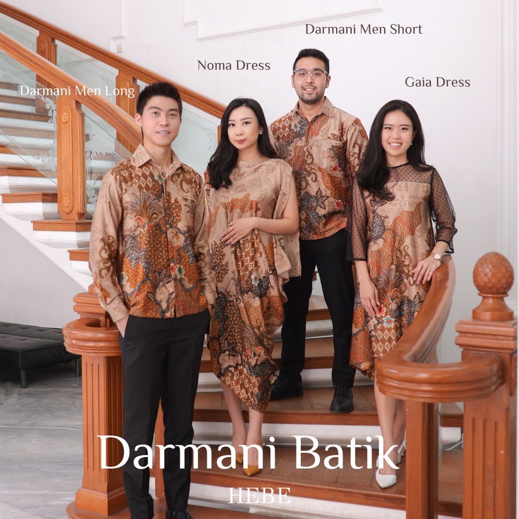 Darmani Batik Set ( Available Couple ) - Kinara Kahiyang Noma Emily Jenna Samara Nindy Gaia Arista Arleth Valda Perine Jun