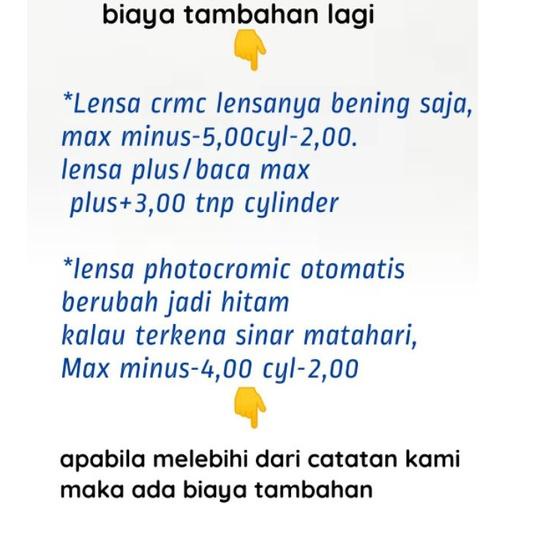 Model Baru 0KACAMATA MINUS + LENSA PHOTOCROMIC  KACAMATA WANITA CAT EYE| KACA MATA ANTIRADIASI | KAC