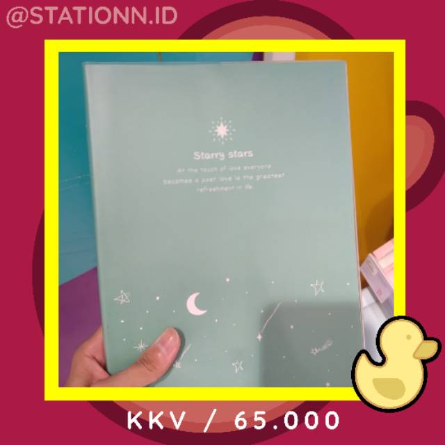 

BUKU TULIS KKV / NOTEBOOK KKV STARRY STARS